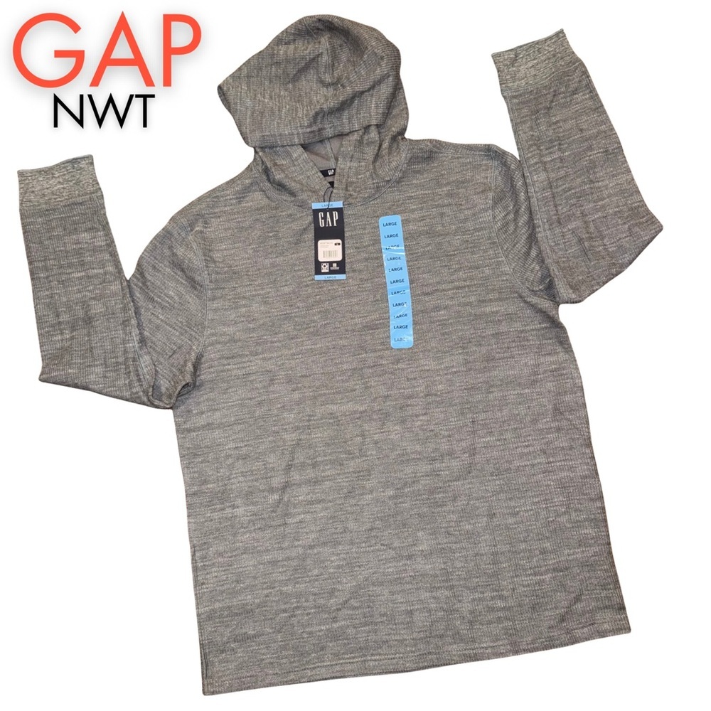 Men’s Gap Textured Pullover Hoodie‎ - Size Large (New With Tags)